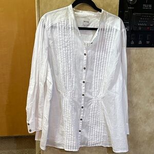 NIC+ZOE Classic White Shirt